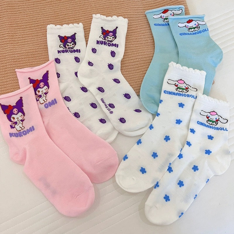 new sanrio long socks